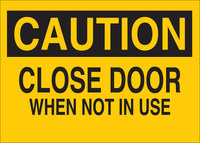 imagen de Brady B-401 Poliestireno Rectángulo Letrero de puerta Amarillo - 10 pulg. Ancho x 7 pulg. Altura - 22505