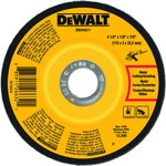 imagen de DEWALT Disco esmerilador 26632 - Tipo 27 (centro hundido) - 4 1/2 pulg. - Óxido de aluminio