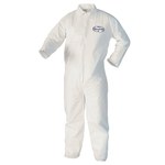 imagen de Kimberly-Clark Kleenguard A40 Blanco Mediano Laminado de película microporosa Overoles desechables para trabajo y uso general - 036000-44302