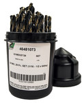 imagen de Precision Twist Drill 321MDSET Acero de alta velocidad Juego de brocas de longitud mecánica - 6481073