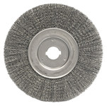 imagen de Weiler 01259 Wheel Brush - 10 in Dia - Crimped Steel Bristle