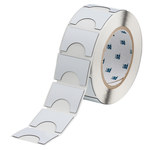 imagen de Brady THTEP180-593-.25 Rollo de etiquetas troqueladas para impresoras - 1.89 pulg. x 1.3 pulg. - Poliéster - Blanco - B-593