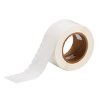 imagen de Brady THT-127-461-3 Rollo de etiquetas troqueladas para impresoras - 0.75 pulg. x 2.2 pulg. - Poliéster - Transparente/Blanco - B-461