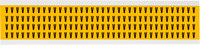 imagen de Brady 1500-V Etiqueta en forma de letra - V - Negro sobre amarillo - 1/4 pulg. x 3/8 pulg. - B-946