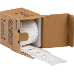 imagen de Brady Permasleeve 2HT-1500-2-WT-S Funda de impresora troquelada - 2 pulg. x 2.433 pulg. - Blanco - B-345