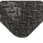 imagen de Wearwell Spongecote Tapete antifatiga 416.1516x4x75BK - 4 pies x 75 pies - Nitricell - Placa de diamante - Negro - 41602