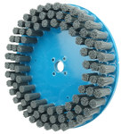 imagen de Weiler Nylox Silicon Carbide Bristle Disc - Medium Grade - Unthreaded Hole Attachment - 7/8 in Center Hole - 10 in Outside Diameter - 0.040 in Bristle Diameter - 85932