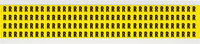 imagen de Brady 3400-R Etiqueta en forma de letra - R - Negro sobre amarillo - 1/4 pulg. x 3/8 pulg. - B-498