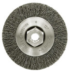 imagen de Weiler 13078 Wheel Brush - 4 in Dia - Crimped Steel Bristle