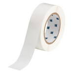 imagen de Brady THTOL-167-966B-1 Rollo de etiquetas troqueladas para impresoras - 1.2 pulg. x 1 1/2 pulg. - Poliéster - Transparente - B-966B