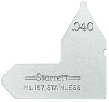 imagen de Starrett Acero Medidor de radio - 167-040