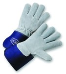 imagen de West Chester IC6 Off-White Large Split Cowhide Heat-Resistant Glove - Wing Thumb - 10.75 in Length - IC6/L