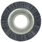 imagen de Weiler Bore-Rx 86123 Wheel Brush - 6 in Dia - Crimped Round Nylon Bristle