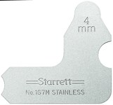 imagen de Starrett Acero Medidor de radio - 167M-4