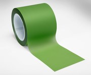 imagen de 3M Óxido de aluminio Verde Rollo de película para solapado, Óxido de aluminio, 30 µ Micron, 4 pulg. ancho x 600 pies longitud - 50024