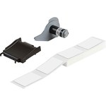 imagen de Brady M710 M7-190-593 Etiquetas para impresora con panel en relieve - 3 pulg. x 1.9 pulg. - Poliéster - Blanco - B-593
