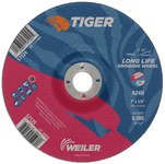 imagen de Weiler Tiger Disco esmerilador 57125 - 7 pulg. - Óxido de aluminio - 24 - R