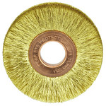 imagen de Weiler 29059 Wheel Brush - 2 in Dia - Crimped Brass Bristle