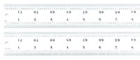 imagen de Starrett Acero templado para resortes pesados Regla de acero - longitud de 72 pulg. - ancho de 1-1/2 pulg. - espesor de 1/10 pulg. - C416R-72