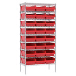 imagen de Akro-mils Gris Acero Estantería de alambre - AWS183630018 RED
