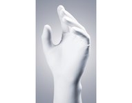 imagen de Ansell BioGard White Small Disposable Cleanroom Glove - 9.6 in Length - Smooth Finish - 119617