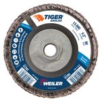 imagen de Weiler Tiger Angled Flap Disc 51305 - Zirconium - 4-1/2 in - 80 - Medium