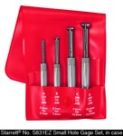 imagen de Starrett Juego de medidores de agujeros pequeños - 1/8 - 1/2 pulg. x 2 13/16 - 3 1/2 pulg. - S831EZ