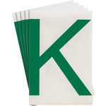 imagen de Brady Toughstripe 121754 Etiqueta en forma de letra - K - Verde - 6 pulg. x 8 pulg. - B-514