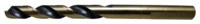 imagen de Cle-Force 1620 1/2 in Heavy-Duty Mechanics Length Drill C68490 - Right Hand Cut - Split 135° Point - Black & Gold Finish - 5 in Overall Length - 3.375 in Spiral Flute - High-Speed Steel - Straight wit
