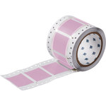 imagen de Brady Permasleeve 3PS-1000-2-PK-S Funda de impresora troquelada - 2 pulg. x 1.66 pulg. - Rosa - B-342
