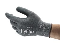 imagen de Ansell HyFlex 11-531 Gray 11 Cut-Resistant Glove - ANSI A2 Cut Resistance - Nitrile Palm Coating - 11-531/11