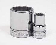 imagen de Williams JHWSTM-1225 12 Puntos Toma poco profunda - accionamiento 1/2 pulg. - Longitud superficial - 1 9/16 pulg. Longitud - 22225