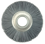 imagen de Weiler Nylox 83111 Wheel Brush - 8 in Dia - Crimped Round Nylon Bristle