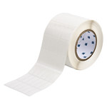 imagen de Brady THT-87-498-5 Rollo de etiquetas troqueladas para impresoras - 0.5 pulg. x 1.437 pulg. - Vinilo - Blanco - B-498