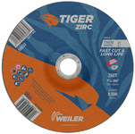 imagen de Weiler Tiger Zirc Cutting Wheel 58023 - 7 in - Zirconia Alumina - 60 - T