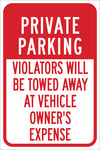 imagen de Brady B-555 Aluminio Rectángulo Cartel de información, restricción y permiso de estacionamiento Blanco - 12 pulg. Ancho x 18 pulg. Altura - 124365