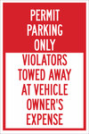 imagen de Brady B-555 Aluminio Rectángulo Cartel de información, restricción y permiso de estacionamiento Blanco - 12 pulg. Ancho x 18 pulg. Altura - 124389
