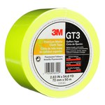 imagen de 3M GT3 Amarillo fluorescente Cinta gaffer - 72 mm Anchura x 50 m Longitud - 11 mil Espesor - 98550