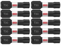 imagen de Bosch Impact Tough T30 Torx Broca de potencia ITT301B - Acero De Aleación - 1 pulg. Longitud - 48317