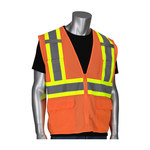 imagen de PIP High-Visibility Vest 302-MVZT 302-MVZT-OR/L - Size Large - Orange - 21947