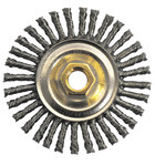 imagen de Weiler HFR 13381 Cepillo de rueda - Anudado - Circular trenzado Acero cerda