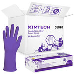 imagen de Kimtech Purple X-Small Disposable Gloves - Medical Exam Grade - 12 in Length - Rough Finish - 6 mil Thick - 55090