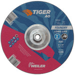 imagen de Weiler Tiger AO Rueda de desbaste con centro hundido 68375 - 9 pulg. - Óxido de aluminio - 30 - T