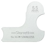 imagen de Starrett Acero Medidor de radio - 167M-6 1/2