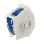 imagen de Brady 113129 Rollo de etiquetas para impresora - 1.125 pulg. x 100 pies - Vinilo - Azul - B-595
