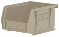 imagen de Akro-mils Akrobin 10 lb Piedra Polímero de grado industrial Colgado/Apilado Contenedor de almacenamiento - longitud 5 3/8 pulg. - Ancho 4 1/8 pulg. - Altura 3 pulg. - Compartimientos 1 - 30210 STONE