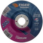 imagen de Weiler Tiger Ceramic Disco esmerilador 58327 - 5 pulg. - Cerámico - 24