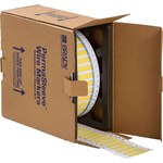imagen de Brady PermaSleeve LSZH-250-150-YL-M Fundas preformadas para impresoras - 1.5 pulg. x 0.439 pulg. - Amarillo