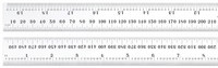 imagen de Starrett Acero templado para muelles Regla de acero - longitud de 19-1/2 pulg. (500mm) - ancho de 29mm - espesor de 1.2mm - C636-500