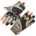 imagen de Ergodyne ProFlex Tena-Grip 720 Gris/Negro/Anaranjado Grande Espuma EVA/Cuero Sintético Espuma EVA/Cuero Guantes de trabajo - 720476-17114